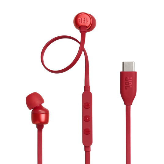 JBL TUNE - 310C - Headphones - wearable Wired - C - Red