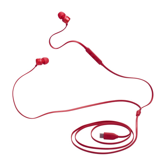 JBL TUNE - 310C - Headphones - wearable Wired - C - Red